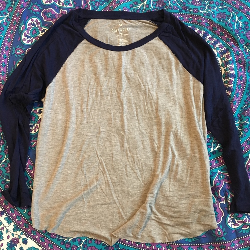 American Eagle Soft and Sexy Baseball-T